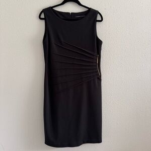 Ivanka Trump Sunburst Side Zip Dress